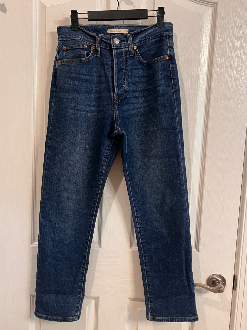 Levi's Red Label Wedgie Straight Size 30" Jeans 28" Length